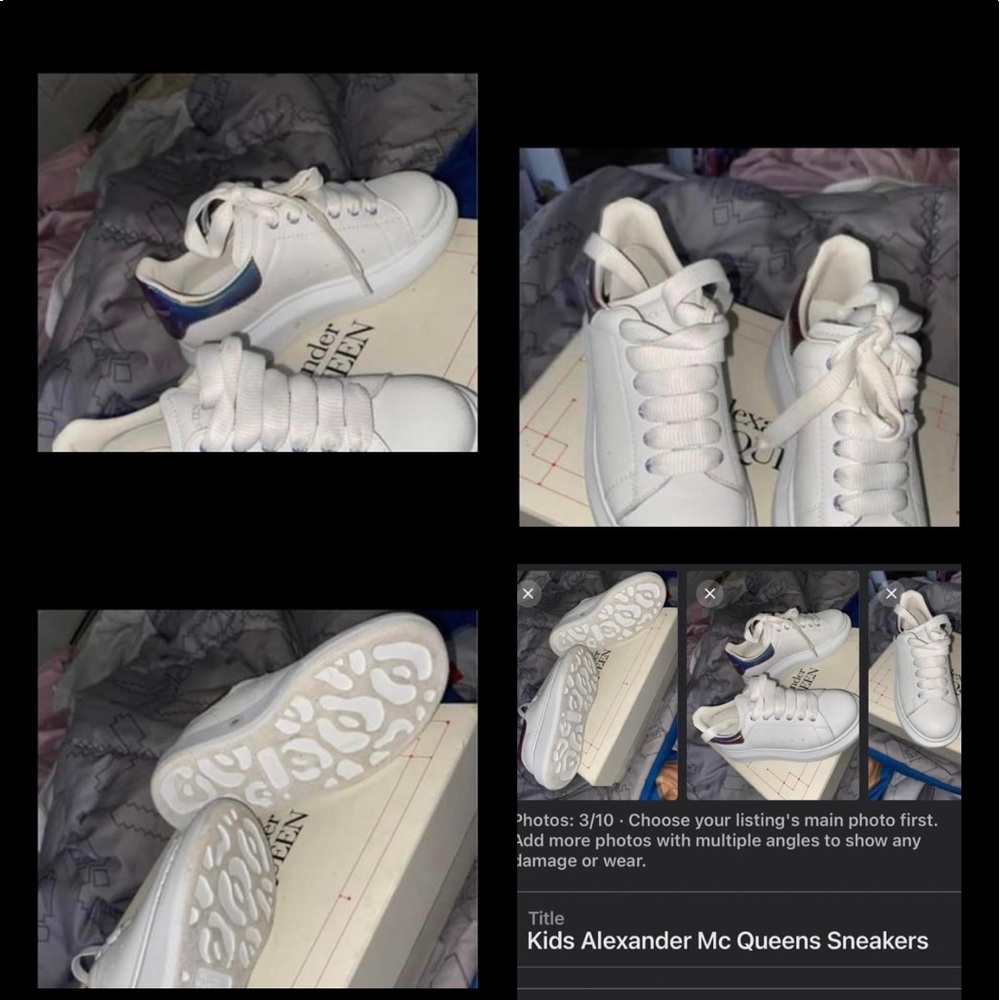 Boys size 12.5 Alexander McQueen